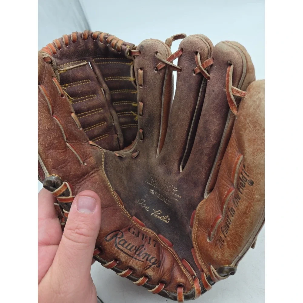 Vintage Rawlings GJF17 Joe Rudi Youth Baseball Glove - 11